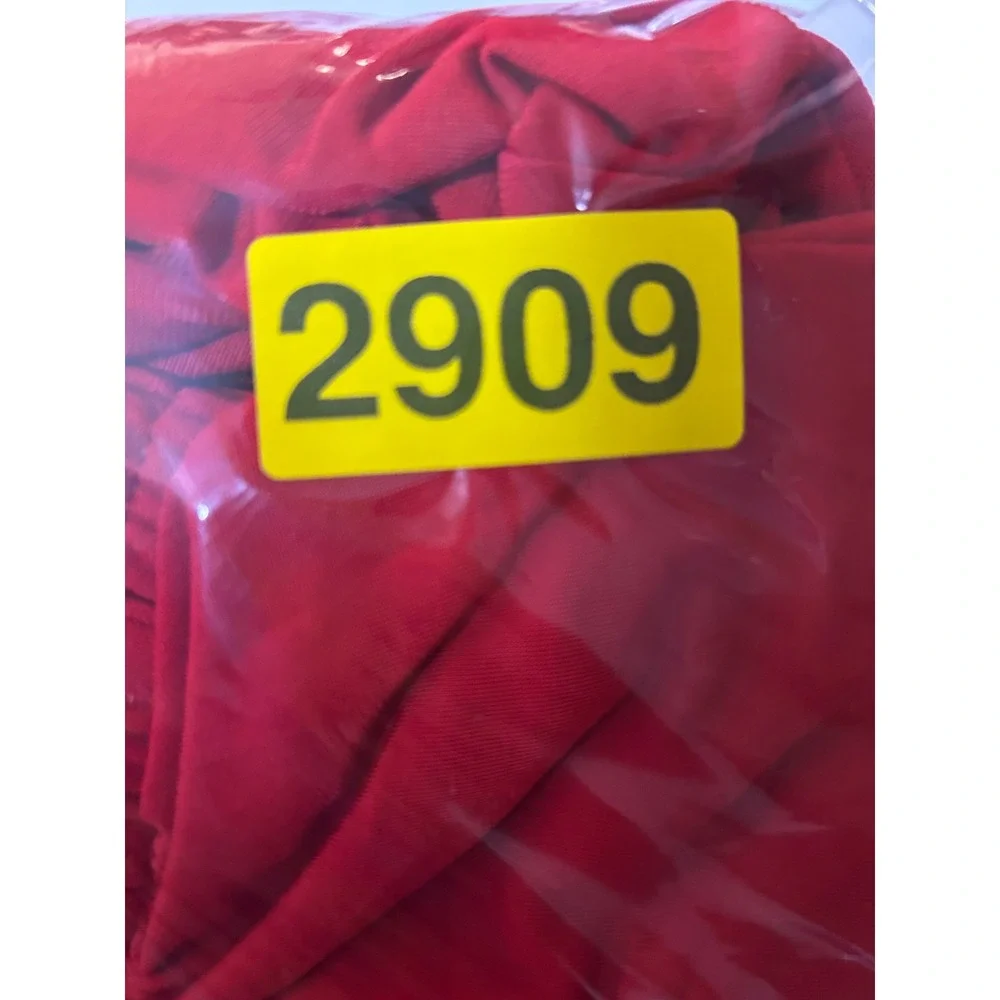 Adidas Track Pants Polyester Red Large Mens